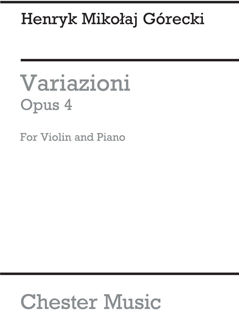 Variazioni Op.4